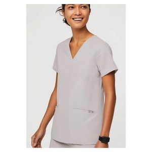 FIGS “Slate” Scrub TOP